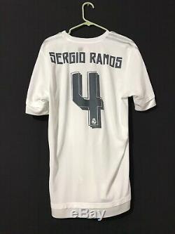 Real Madrid Sergio Ramos CL Player Issue Adizero Shirt Football Jersey