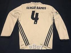 Real Madrid Sergio Ramos Long Sleeve Soccer Jersey Barcelona Mexico America USA