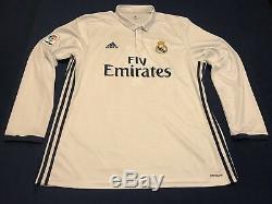 Real Madrid Sergio Ramos Long Sleeve Soccer Jersey Barcelona Mexico America USA