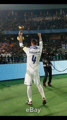 Real Madrid Sergio Ramos Long Sleeve Soccer Jersey Barcelona Mexico America USA