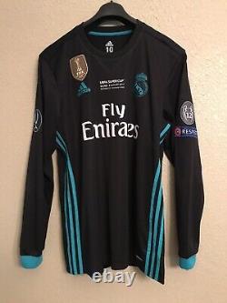 Real Madrid Sergio Ramos Super Cup Player Issue Adizero Shirt Football Jersey