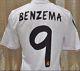 Real Madrid Shirt Home 2013-2014 Sz Small #9 BENZEMA official Nameset