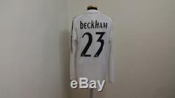 Real Madrid Shirt Jersey Beckham Manchester Milan Psg Galaxy Maglia Camiseta Ls