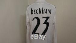 Real Madrid Shirt Jersey Beckham Manchester Milan Psg Galaxy Maglia Camiseta Ls