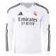 Real Madrid Soccer Aeroready Home Long Sleeve Jersey 2024 2025 Adidas