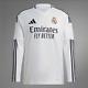 Real Madrid Soccer Aeroready Home Long Sleeve Jersey 2024 2025 Adidas Spain