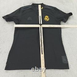 Real Madrid Soccer Football Jersey Medium Black Third Adidas Lifestyler Shirt