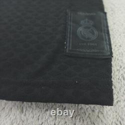 Real Madrid Soccer Football Jersey Medium Black Third Adidas Lifestyler Shirt