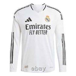 Real Madrid Soccer HEAT. RDY Home Long Sleeve Jersey 2024 2025 Adidas