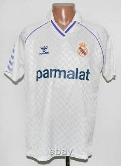 Real Madrid Spain 1988/1989 Home Football Shirt Jersey Size L Adult