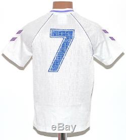 Real Madrid Spain 1990/1991 Player Issue Football Shirt Camiseta Jersey Hummel