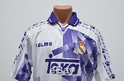 Real Madrid Spain 1996/1997 Third Football Shirt Jersey Camiseta Kelme