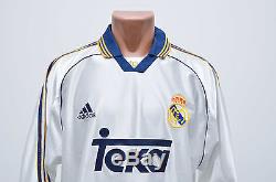 Real Madrid Spain 1998/1999/2000 Home Football Shirt Jersey Adidas Guti #14