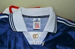 Real Madrid Spain 1998/1999 Away Football Shirt Jersey Adidas Size L Adult