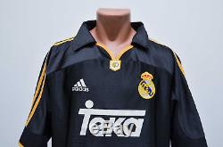 Real Madrid Spain 1999/2000 Away Football Shirt Jersey Adidas #6 Redondo