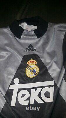 Real Madrid Spain 2000-2001 Football Goalkeeper Rare Vintage Shirt Jersey