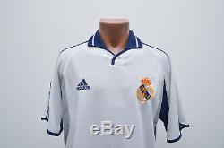 Real Madrid Spain 2000/2001 Home Football Shirt Jersey Adidas Guti #14