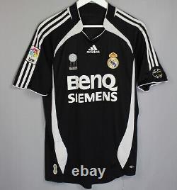 Real Madrid Spain 2006/2007 Away Shirt Jersey Camiseta Adidas #23 Beckham