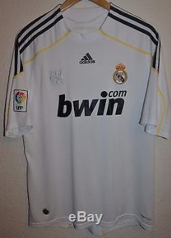 Real Madrid Spain 2009/2010 Football Shirt Jersey Camiseta Adidas #8 Kaka
