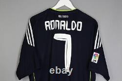 Real Madrid Spain 2010 2011 Away Football Shirt Jersey #7 Ronaldo Adidas