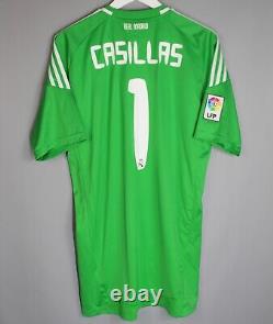 Real Madrid Spain 2010 2011 Goalkeeper Jersey Shirt Camiseta #1 Casillas Adidas