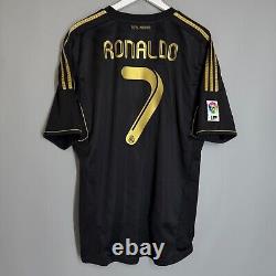 Real Madrid Spain 2011 2012 Away Football Shirt Jersey #7 Ronaldo Black Camiseta