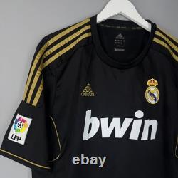 Real Madrid Spain 2011 2012 Away Football Shirt Jersey #7 Ronaldo Black Camiseta