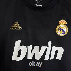 Real Madrid Spain 2011 2012 Away Football Shirt Jersey #7 Ronaldo Black Camiseta