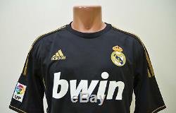 Real Madrid Spain 2011/2012 Away Football Shirt Jersey Adidas Alonso #14 M Adult