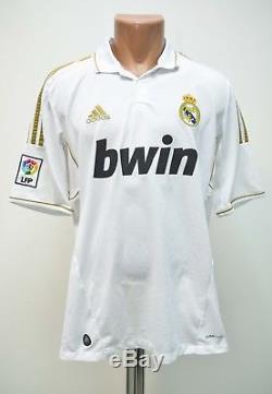 Real Madrid Spain 2011/2012 Home Football Shirt Jersey Adidas #7 Ronaldo L Adult