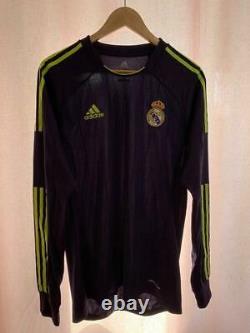 Real Madrid Spain 2012/2013 Player Issue Away Football Shirt Jersey L/s Adidas