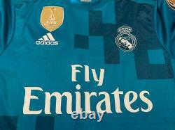 Real Madrid Spain 2017/2018 Third Football Shirt Jersey Camiseta Sz S Ronaldo #7