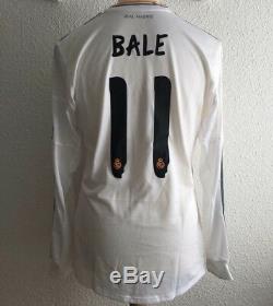 Real Madrid Spain Bale Wales Player Issue Formotion Shirt Match Unworn Jersey