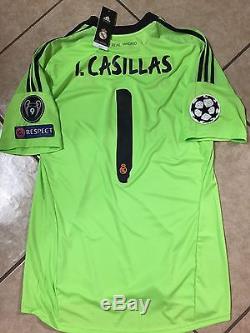 Real Madrid Spain Iker Casillas Football Adidas Climacool Shirt Jersey Size XL