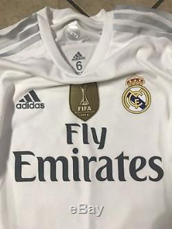 Real Madrid Spain Isco Player Issue Adizero Match Unworn Shirt Football Jersey