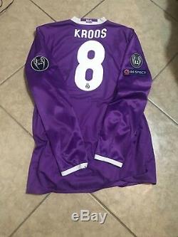Real Madrid Spain Kroos Trikot Player Issue Adizero Shirt Football Unworn Jersey