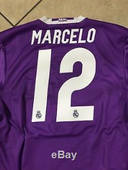 Real Madrid Spain Marcelo Brazil Player Issue Adizero Jersey Match Unworn Shirt