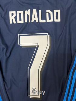 Real Madrid Spain Ronaldo CL Portugal Shirt Player Issue Adizero Jersey