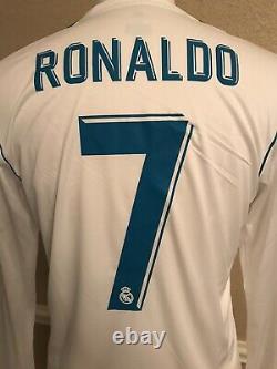 Real Madrid Spain Ronaldo Portugal L Football Shirt Climacool Adidas jersey