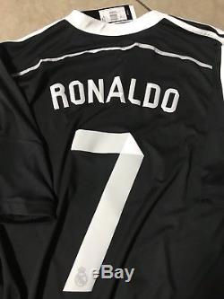 Real Madrid Spain Ronaldo UCL Football Jersey Original Adidas Soccer Shirt XXL