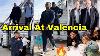 Real Madrid Team Arriving With Florentino Perez At Valencia Mbappe Vinicius Bellingham Fans Moment