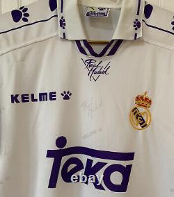 Real Madrid Teka Kelme Offica Made In Spain Shirt Jersey Polo Size Small