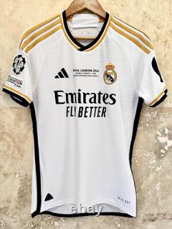 Real Madrid Toni Kroos 2024 Champions League Final authentic player issue jersey