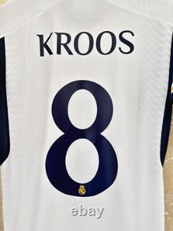 Real Madrid Toni Kroos 2024 Champions League Final authentic player issue jersey