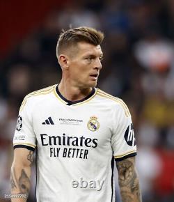 Real Madrid Toni Kroos 2024 Champions League Final authentic player issue jersey