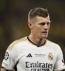 Real Madrid Toni Kroos 2024 Champions League Final authentic player issue jersey