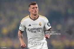 Real Madrid Toni Kroos 2024 Champions League Final authentic player issue jersey
