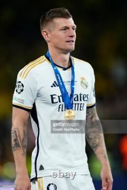 Real Madrid Toni Kroos 2024 Champions League Final authentic player issue jersey