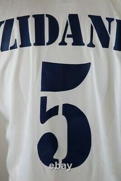 Real Madrid Trikot Gr. M #5 Zidane 2001-2002 Adidas jersey Shirt Centenary 100