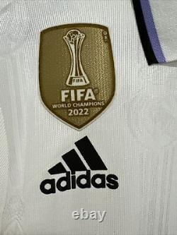 Real Madrid World Club Champions Celebration Men's SMALL Authentic Home Jersey